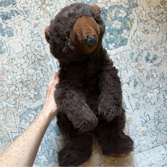 Folkmanis 19” Brown Grizzly Bear Hand Puppet - Picture 2 of 6